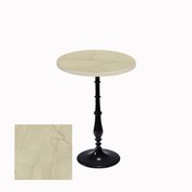 Resim Dockers Bistro Döküm Masa (Çipa-6006 Werzalit Yuvarlak Q 60cm) - Golden Marble 