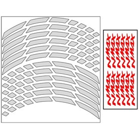Resim Yamaha Reflektör Beyaz Iı Nmax Jant Şeridi 