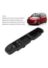 Resim Citroen C3 Picasso Sol Ön İkili Cam Açma Anahtarı Düğmesi Katlanır Aynalı 13pin 2009-2014 