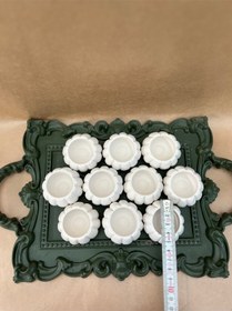 Resim Dekoratif 10 Lu Alçı Mini Kabak Ürün Miniktir Lokumluktur Lütfen Ölçülere Dikkat Ediniz. 