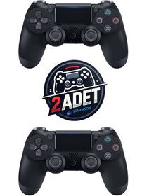 Resim SONEX Doubleshock Ps 4 Kablosuz Joystick Tablet Telefon Pc Uyumlu Titreşimli Oyun Kolu 2 Adet 