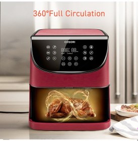 Resim Cosori Premium XXL 5.8 Quart 5.5 LT 1700 W Dokunmatik Panelli Yağsız Fritöz 
