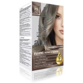 Resim Alix Kit Saç Boyası 7.1 50 ml Küllü Kumral 