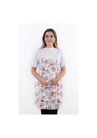 Resim Jarse Frilly İkili Paket Sıvı Geçirmez Su Geçirmez Mutfak Önlüğü Mektup 