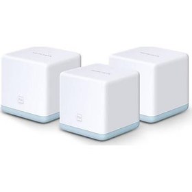 Resim TP-Link Mercusys HALO S3 300Mbps Tüm Evi Kapsayan WI-FI Mesh Sistem (3 lü Set) 