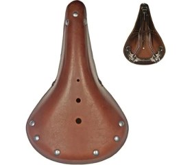 Resim Bike And Art Gravare Kösele Bisiklet Selesi Deri Kahverengi 