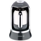 Resim KORKMAZ A860-15 Kahvekolik Otomatik Kahve Makinesi Antrasit 