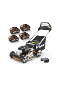 Resim Worx Wg761e 80volt 4.0ah. Li-ion 51cm Profesyonel Kömürsüz Şarjlı Çim Biçme 