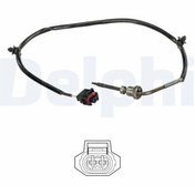 Resim Delphi TS30226 Egzoz Sicaklik Sensoru 19419932 25183665 4803539 