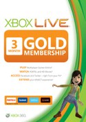 Resim XBOX 360 Live 3 Ay Gold Üyelik Kartı 