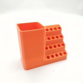 Resim 20/50 Delikli Tornavida Ucu Depolama Kutusu Güç Matkap Tutucu ile - Ev ve Atölye Düzenleme için Mor Plastik Organizatör Tahtası, 6.35mm Altıgen Shank Uçlar, Araç Düzenleme | Modern Kutu | Dayanıklı Plastik 