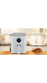 Resim 3,5 Litre Yağsız Fırın 1500W Airfryer Beyaz Türkiye Garantili 