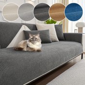 Resim 1 Adet Evcil Hayvan Dostu Kanepe Örtüsü - Kaymaz, Makinede Yıkanabilir, Çok Renkli Seçenekli Modern Tasarım (, Kahverengi, Yeşil, Pembe, Mor, Turuncu, ) Oturma Odası, Yatak Odası, Ofis Dekorasyonu İçin, Oturma Odası, Yatak Odası Mobilyaları İçin Kanepe Örtüleri, Çağdaş Stil 