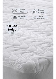 Resim Sıvı Geçirmez Tek Kişilik Alez Beyaz 