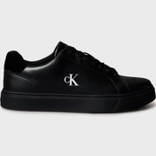 Resim Calvin Klein Deri Logolu Sneaker Ayakkabı YM0YM014350GJ Erkek AYAKKABI YM0YM01435 0GJ 