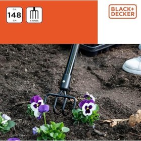 Resim SkyGOO &Decker BXGTTO7007 Bahçe Tırmığı148 cm Siyah-Turuncu 827927 