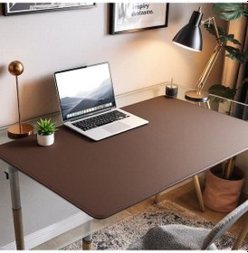 Resim Mouse Pad Kahverengi Masa Matı 70x500cm Suni Deri Desk Mat 70 Cm 500 Cm 