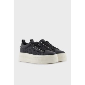 Resim Armani Exchange Kabartmalı Logolu Platform Taban Sneaker Ayakkabı Bayan Ayakkabı XW001630 AF17351 UC001 