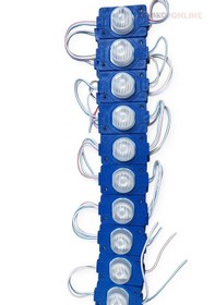 Resim 1.5 Watt Tekli Manda Gözü Modül Led 10 Lu Paket Mavi 