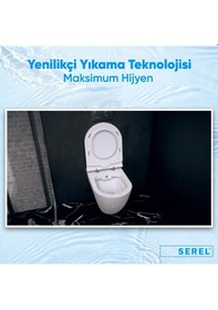 Resim Serel Nita 52 cm Asma Klozet Kapak Hariç NT23ODS110H 