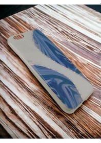 Resim Apple Uyumlu iPhone 6/6s Mermer Desenli Silikon Kılıf 