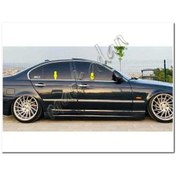 Resim Woc Chrome Bmw E46 Sedan Krom Cam Çıtası 1998-2006 4 Parça Paslan 