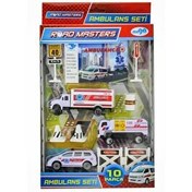 Resim Metal Ambulans Seti 10 Parça 
