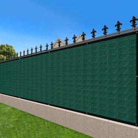 Resim Polipropilen Gizlilik Çiti Perdesi, UV Dayanımlı, Dayanıklı, Gömlekli ve Bağlantılı, İç/Dış Mekan Bahçesi, Veranda, Arka Bahçe Dekoru 