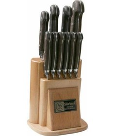Resim Sürbisa 61500-ym-e 6 Parça Mutfak Bıçak Seti 61001-ym/61002-ym/61 Ahşap 
