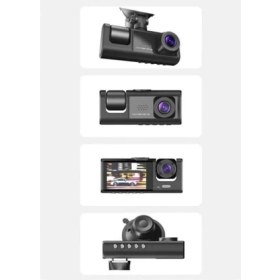 Resim Khi-Zai Gece Görüşlü 3'lü Araç Kamerası – Geri Görüş Destekli, 170° Geniş Açı 