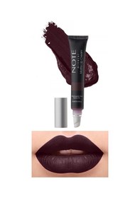 Resim Note Cosmetics Mineral Matte Lip Cream Yarı Mat Bitişli Likit Ruj 08 Queen of Night - Mor 