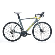 Resim Carraro Race 063D Aero 540H 28" 22-V Hd Mat Antrasit-Siyah-Sarı Yol Bisikleti 