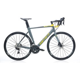 Resim Carraro Race 063D Aero 540H 28" 22-V Hd Mat Antrasit-Siyah-Sarı Yol Bisikleti 