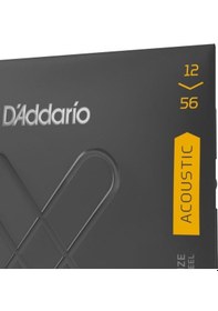 Resim Daddario Xtapb1256 Akustik Gitar Tel Seti 12-56 - Xt Phosphor Bronze 