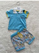 Resim Erkek Forest Şortlu Takım mavi 