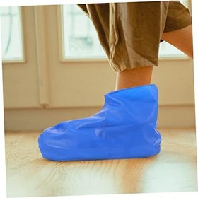 Resim INOOMP 10 Çift Ayakkabı Koruyucu Seyahat Yağmur Çizmeleri Sneakers Boot Koruyucu Yağmur Çamur Ayakkabı Kılıfı Bisiklet Ayakkabıları Koruyucu Yağmur Ayakkabı Yeniden Ayakkabı 