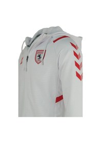 Resim 23/24 Hummel Samsunspor Kamp Kapşonlu Eşofman Tek Üst Beyaz 