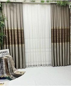 Resim Nivemeshome Jewel 1/3 Sık Pileli Tül Perde Apm,Beyaz 100 X 260 