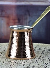 Resim Klasik Bakır Sütlük Cezve 600 ml 