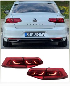 Resim Bosch Passat B8 Uyumlu B8.5 Led Stop Passat Elegance Stop Passat 2015-2018 Kayan Sinyal 