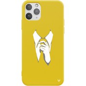 Resim iPhone 11 Pro Max Kravat Telefon Kılıfı 