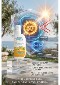 Resim Cire Aseptine Bebek Güneş Koruyucu Losyon Spf50 200 Ml 2 Adet 