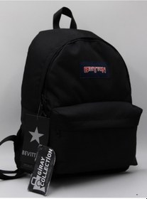 Resim Hafif Suya Dayanıklı Siyah Unisex Sırt Çantası 360 