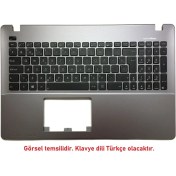 Resim Bilbor Bilgisayar Asus X550J Notebook Klavye - Tuş Takımı / Siyah - Tr - Silver Üst Kasa 
