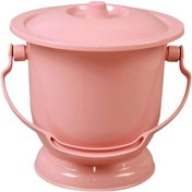 Resim Suntek Kapaklı Yetişkin Lazımlığı Pembe 