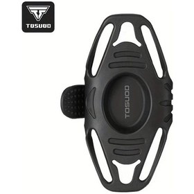 Resim Oldfriend Siyah Tosuod Bisiklet Telefon Tutucu Titreşim Önleyici Kaucuk Kayışlı Sabitleyici Siyah 