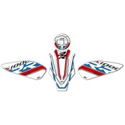Resim GP Kompozit BMW S 1000 RR 2019-2024 Uyumlu Tank Pad Seti Beyaz 