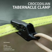 Resim 10 adet Dayanıklı POM Tarp Klipsleri - Açık Hava Kampı Tente Rüzgar Kordonu Kelepçeleri, Tente ve Tente için Güvenli Kavrama saç tokası, Hafif Plastik Klips Tokaları, Kamp Aksesuarı 