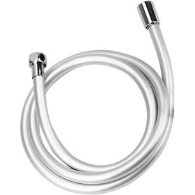 Resim 5 Fonksiyonlu Yüksek Basınçlı Ayarlanabilir Pvc Banyo Duş Hortumu Dayanıklı Duş Başlığı Seti Krom Gümüş 