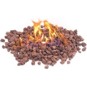 Resim Mangal Taşı 20 Lt 2-4 cm İri Pomza Taşı Kırmızı Pomza Lav Taşı 
